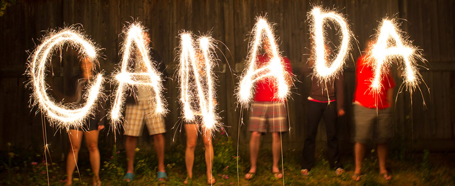 Canada Day Celebration Feuerwerk